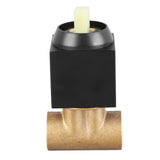 Shower Mixer Valve Wall Mount Concealed Rough In Kit Bathroom Tub Copper Faucet Single Function Square 3 Way Black - Front View