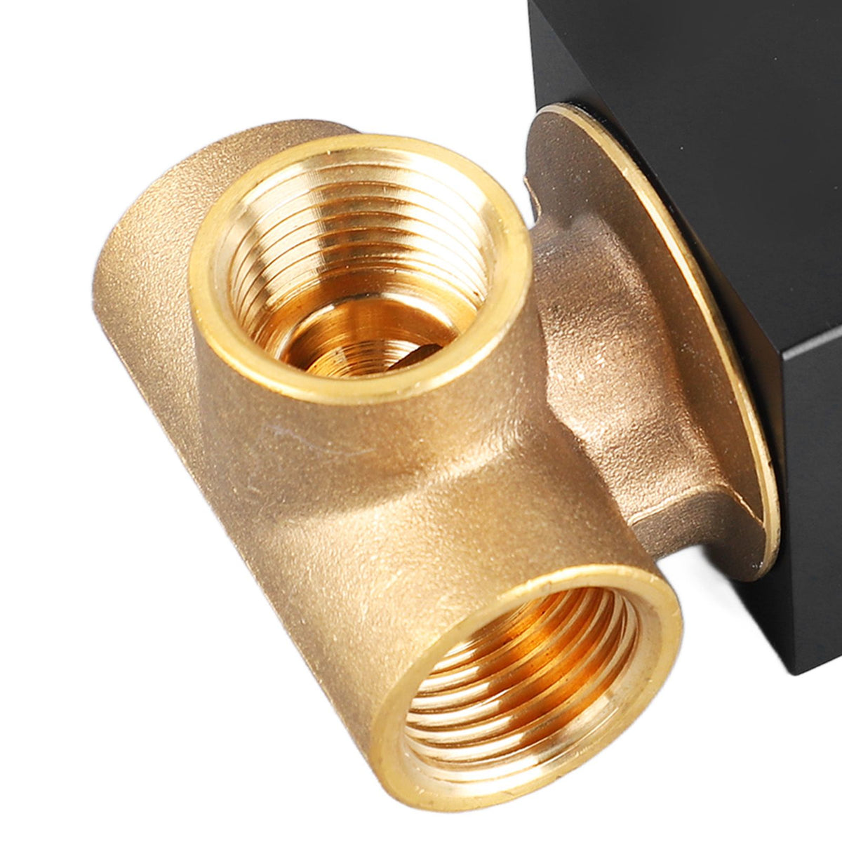Shower Mixer Valve Wall Mount Concealed Rough In Kit Bathroom Tub Copper Faucet Single Function Square 3 Way Black