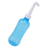 Nasal Irrigation Manual Sinus Rinse Bottle Pressure Nose Wash Cleaner for Children Adults Kids 310ml+Single Hole Head +Five Hole Head - Rear View
