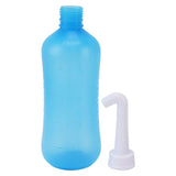 Nasal Irrigation Manual Sinus Rinse Bottle Pressure Nose Wash Cleaner for Children Adults Kids 500ml+ Single Hole Head - Front View