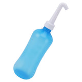 Nasal Irrigation Manual Sinus Rinse Bottle Pressure Nose Wash Cleaner for Children Adults Kids 500ml+ Single Hole Head - Rear View