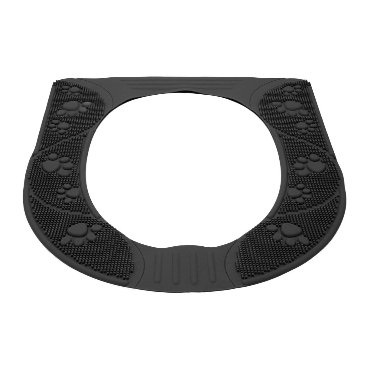 Four Season Universal Toilet Seat Cover Washable Silicone Non Slip Toilet Seat Cover Pad Grey