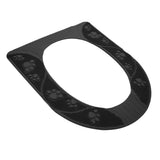 Four Season Universal Toilet Seat Cover Washable Silicone Non Slip Toilet Seat Cover Pad Grey