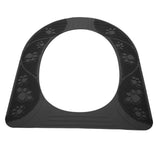Four Season Universal Toilet Seat Cover Washable Silicone Non Slip Toilet Seat Cover Pad Grey - Extra Image