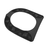 Four Season Universal Toilet Seat Cover Washable Silicone Non Slip Toilet Seat Cover Pad Grey