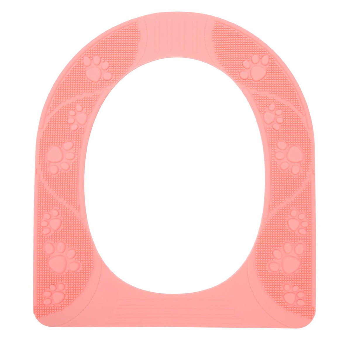 Four Season Universal Toilet Seat Cover Washable Silicone Non Slip Toilet Seat Cover Pad Pink
