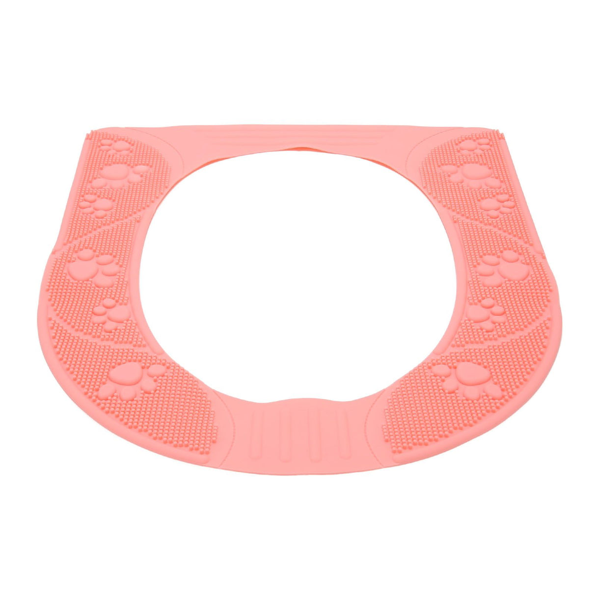 Four Season Universal Toilet Seat Cover Washable Silicone Non Slip Toilet Seat Cover Pad Pink