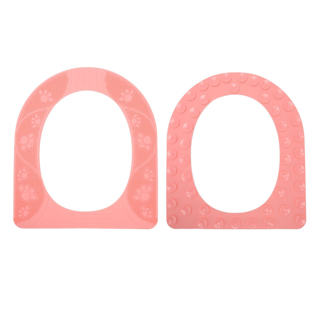 Four Season Universal Toilet Seat Cover Washable Silicone Non Slip Toilet Seat Cover Pad Pink