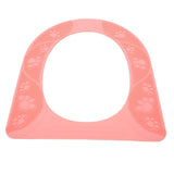 Four Season Universal Toilet Seat Cover Washable Silicone Non Slip Toilet Seat Cover Pad Pink - Extra Image
