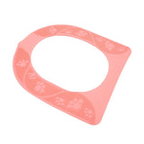 Four Season Universal Toilet Seat Cover Washable Silicone Non Slip Toilet Seat Cover Pad Pink - Extra Image