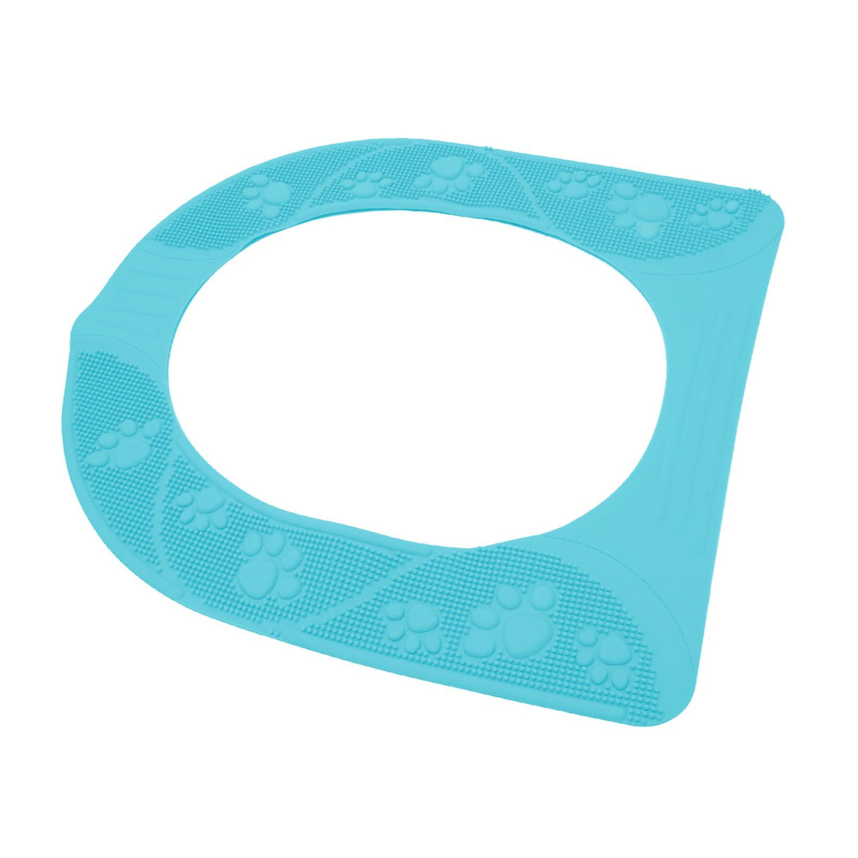 Four Season Universal Toilet Seat Cover Washable Silicone Non Slip Toilet Seat Cover Pad Sky Blue