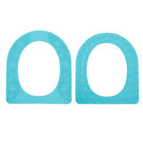 Four Season Universal Toilet Seat Cover Washable Silicone Non Slip Toilet Seat Cover Pad Sky Blue - Extra Image