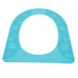 Four Season Universal Toilet Seat Cover Washable Silicone Non Slip Toilet Seat Cover Pad Sky Blue
