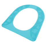 Four Season Universal Toilet Seat Cover Washable Silicone Non Slip Toilet Seat Cover Pad Sky Blue - Extra Image