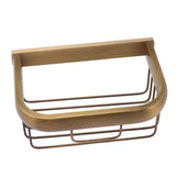 Wall Mount Tissue Holder Innovative Vintage Brass Bathroom Toilet Paper Holder for Kitchen Living Room Bathroom - Top-Down View