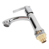 Single Cold Water Tap Water Saving Easy Control Water Flow Minimalist Modern Zinc Alloy Bathroom Sink Faucet