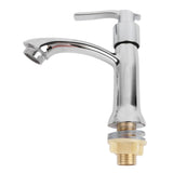 Single Cold Water Tap Water Saving Easy Control Water Flow Minimalist Modern Zinc Alloy Bathroom Sink Faucet