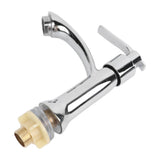 Single Cold Water Tap Water Saving Easy Control Water Flow Minimalist Modern Zinc Alloy Bathroom Sink Faucet