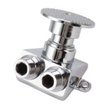 Foot Pedal Valve Copper Touchless Foot Pedal Water Valve Set for Basin Water Tap Bathroom Basin Faucet - Rear View