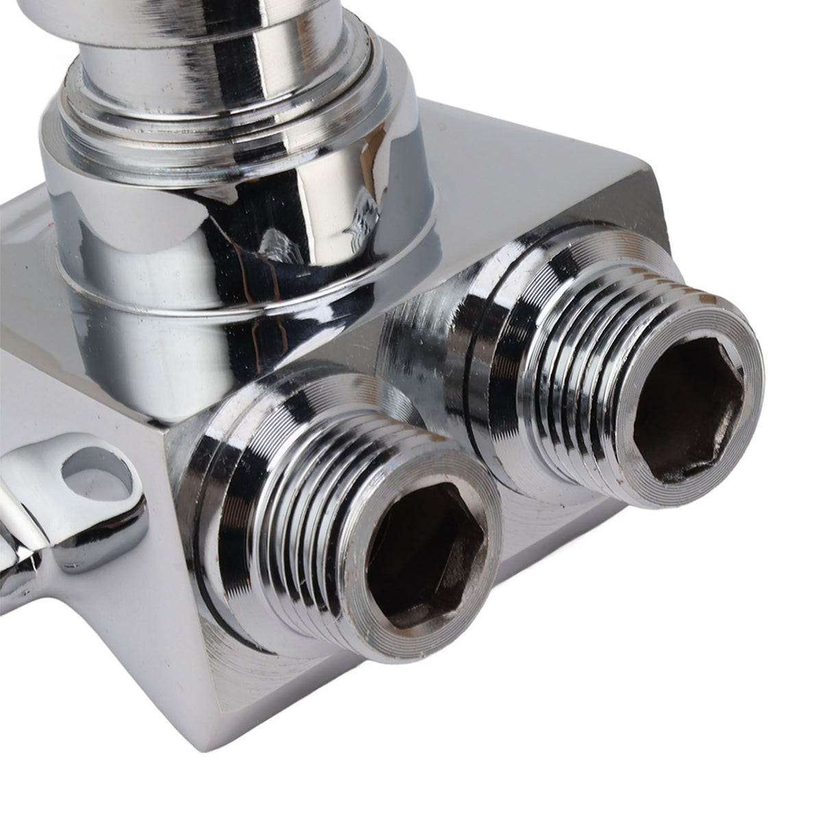 Foot Pedal Valve Copper Touchless Foot Pedal Water Valve Set for Basin Water Tap Bathroom Basin Faucet