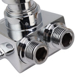 Foot Pedal Valve Copper Touchless Foot Pedal Water Valve Set for Basin Water Tap Bathroom Basin Faucet