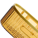 Wall Mounted Storage Rack Punch Free Shower Caddy Shelf Bathroom No Drilling Storage Rack for Household Long Strip ‑ Amber - Close-Up Angle