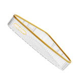 Wall Mounted Storage Rack Punch Free Shower Caddy Shelf Bathroom No Drilling Storage Rack for Household Triangle ‑ Transparent - Extra Image
