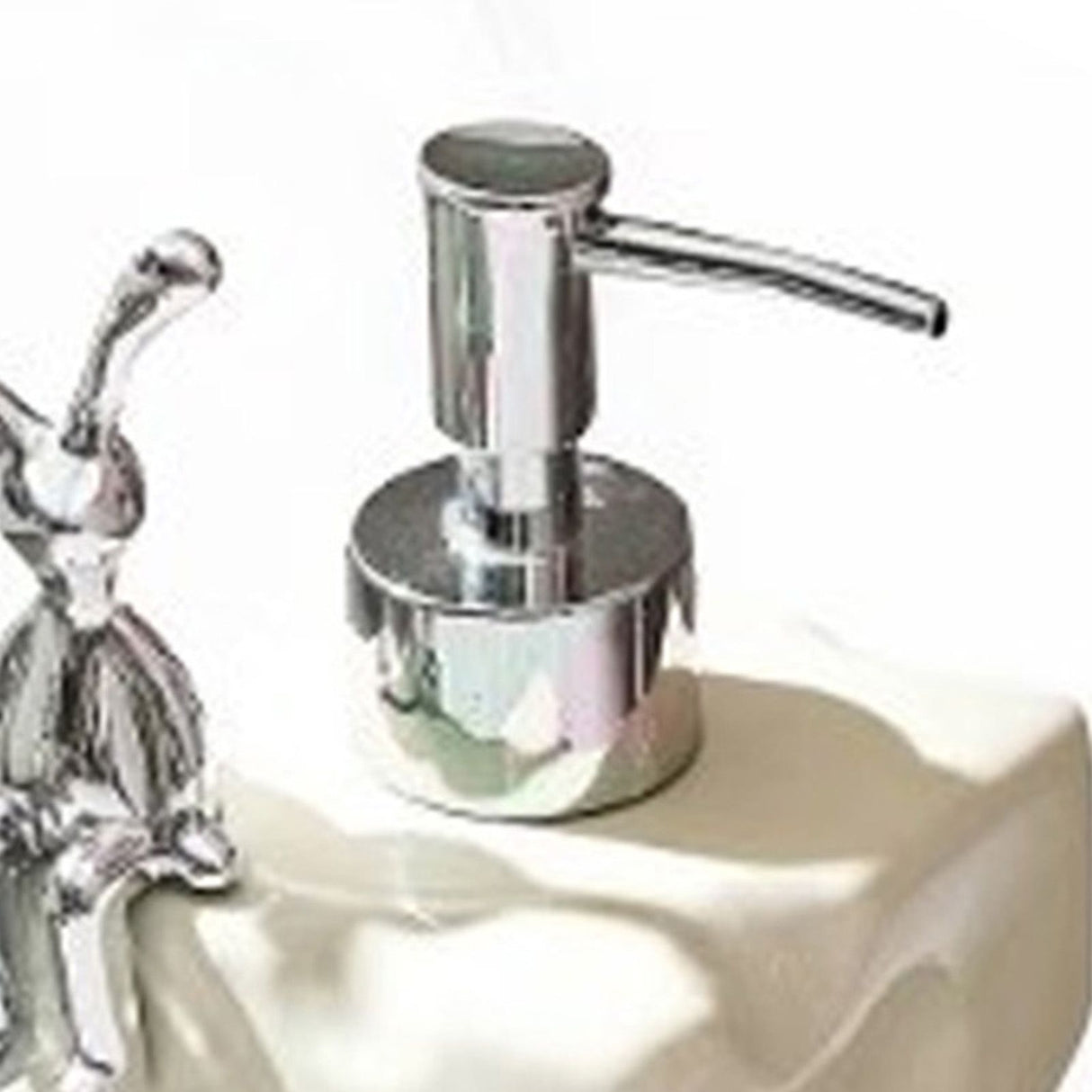 Shampoo Dispenser Bottle Ceramic Large Capacity Home Decoration with Pump for Bathroom Small White