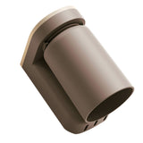 Wall Mounted Toothbrush Holder with Drainage Function Self Adhesive Toothbrush Holder with Cups for Bathroom Caramel Brown - Top-Down View