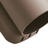 Wall Mounted Toothbrush Holder with Drainage Function Self Adhesive Toothbrush Holder with Cups for Bathroom Caramel Brown