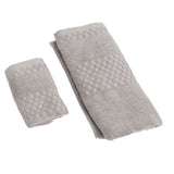 1 Bath Towel 1 Hand Towel Pure Quick Drying Absorbent Cotton Bath Towel Set for Adults 70x140cm - 45-Degree Angle