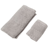1 Bath Towel 1 Hand Towel Pure Quick Drying Absorbent Cotton Bath Towel Set for Adults 70x140cm - Extra Image