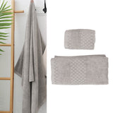 1 Bath Towel 1 Hand Towel Pure Quick Drying Absorbent Cotton Bath Towel Set for Adults 70x140cm - Extra Image