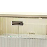 Tissue Box Cover Wall Mounted 2 in 1 Waterproof Tissue Holder Dispenser Box Cover for Bathroom Transparent White