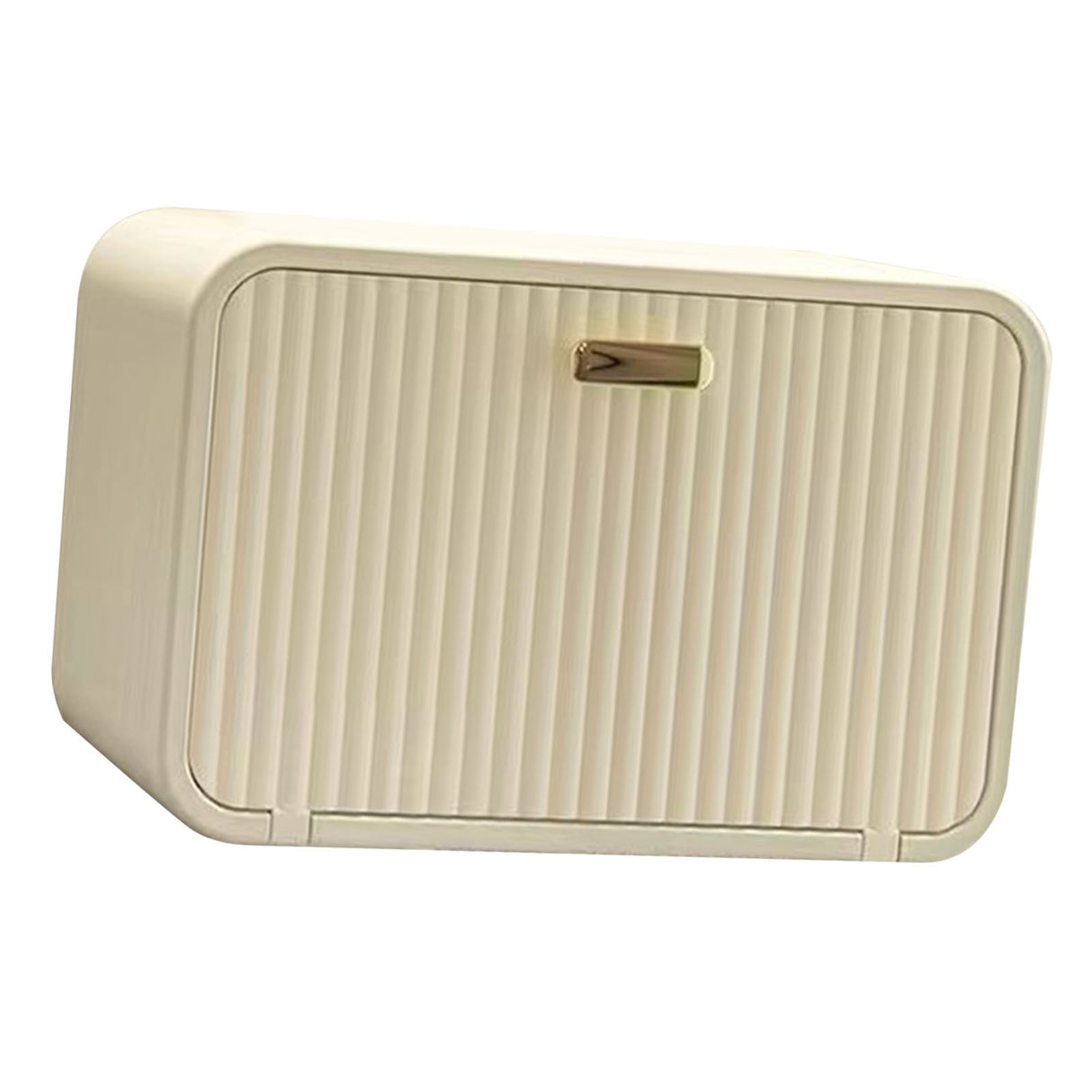 Tissue Box Cover Wall Mounted 2 in 1 Waterproof Tissue Holder Dispenser Box Cover for Bathroom Milky White