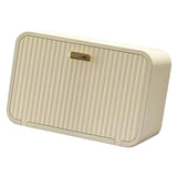 Tissue Box Cover Wall Mounted 2 in 1 Waterproof Tissue Holder Dispenser Box Cover for Bathroom Milky White