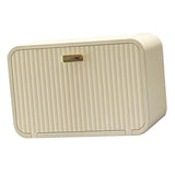 Tissue Box Cover Wall Mounted 2 in 1 Waterproof Tissue Holder Dispenser Box Cover for Bathroom Milky White