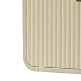 Tissue Box Cover Wall Mounted 2 in 1 Waterproof Tissue Holder Dispenser Box Cover for Bathroom Milky White - Close-Up Angle