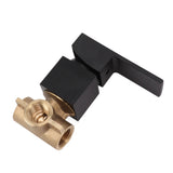 Shower Valves Wall Mount Copper Faucet Shower Rough In Valve Bathroom Trim Kit Single Handle Tub Shower Valve Mixer Black