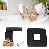 Shower Valves Wall Mount Copper Faucet Shower Rough In Valve Bathroom Trim Kit Single Handle Tub Shower Valve Mixer Black - Extra Image
