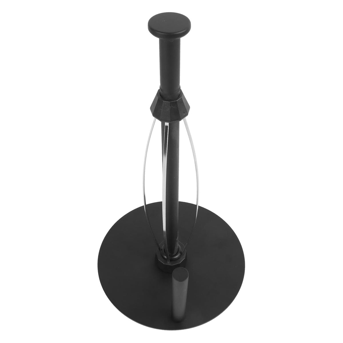 Paper Towel Holder Countertop Stainless Steel Black Perfect Tear Paper Towel Roll Holders for Bathroom Kitchen