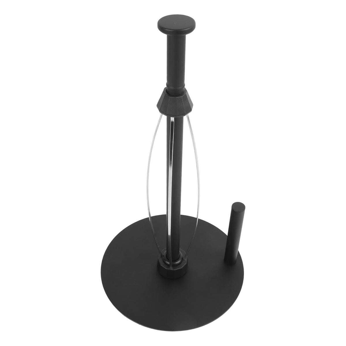 Paper Towel Holder Countertop Stainless Steel Black Perfect Tear Paper Towel Roll Holders for Bathroom Kitchen