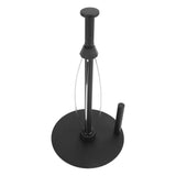 Paper Towel Holder Countertop Stainless Steel Black Perfect Tear Paper Towel Roll Holders for Bathroom Kitchen