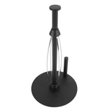 Paper Towel Holder Countertop Stainless Steel Black Perfect Tear Paper Towel Roll Holders for Bathroom Kitchen