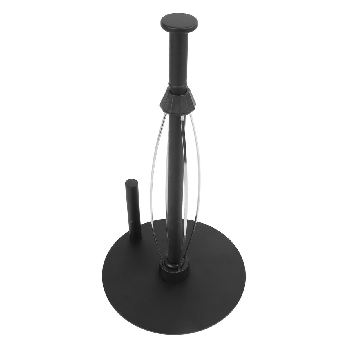 Paper Towel Holder Countertop Stainless Steel Black Perfect Tear Paper Towel Roll Holders for Bathroom Kitchen