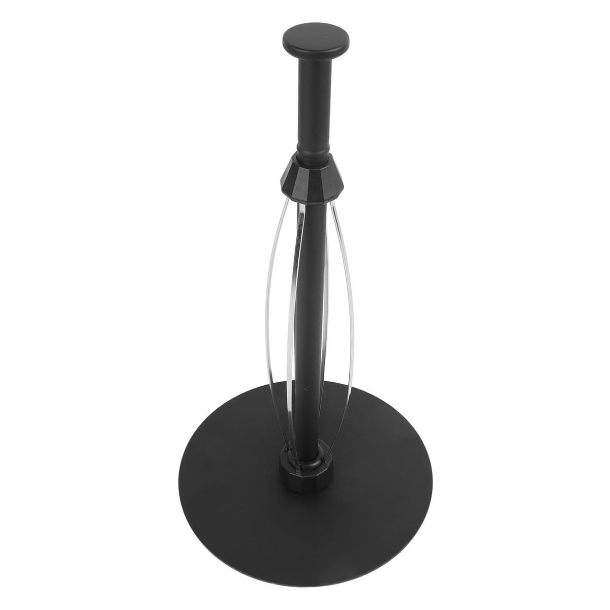 Paper Towel Holder Countertop Stainless Steel Black Perfect Tear Paper Towel Roll Holders for Bathroom Kitchen