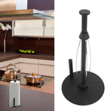 Paper Towel Holder Countertop Stainless Steel Black Perfect Tear Paper Towel Roll Holders for Bathroom Kitchen - Extra Image