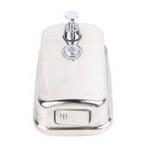 Wall Mount Soap Dispenser Stainless Steel Soap Holder 500ml Capacity for Bathroom Kitchen - Top-Down View
