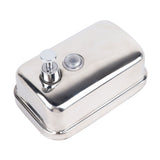 Wall Mount Soap Dispenser Stainless Steel Soap Holder 500ml Capacity for Bathroom Kitchen - Rear View