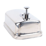 Wall Mount Soap Dispenser Stainless Steel Soap Holder 500ml Capacity for Bathroom Kitchen - Low Angle